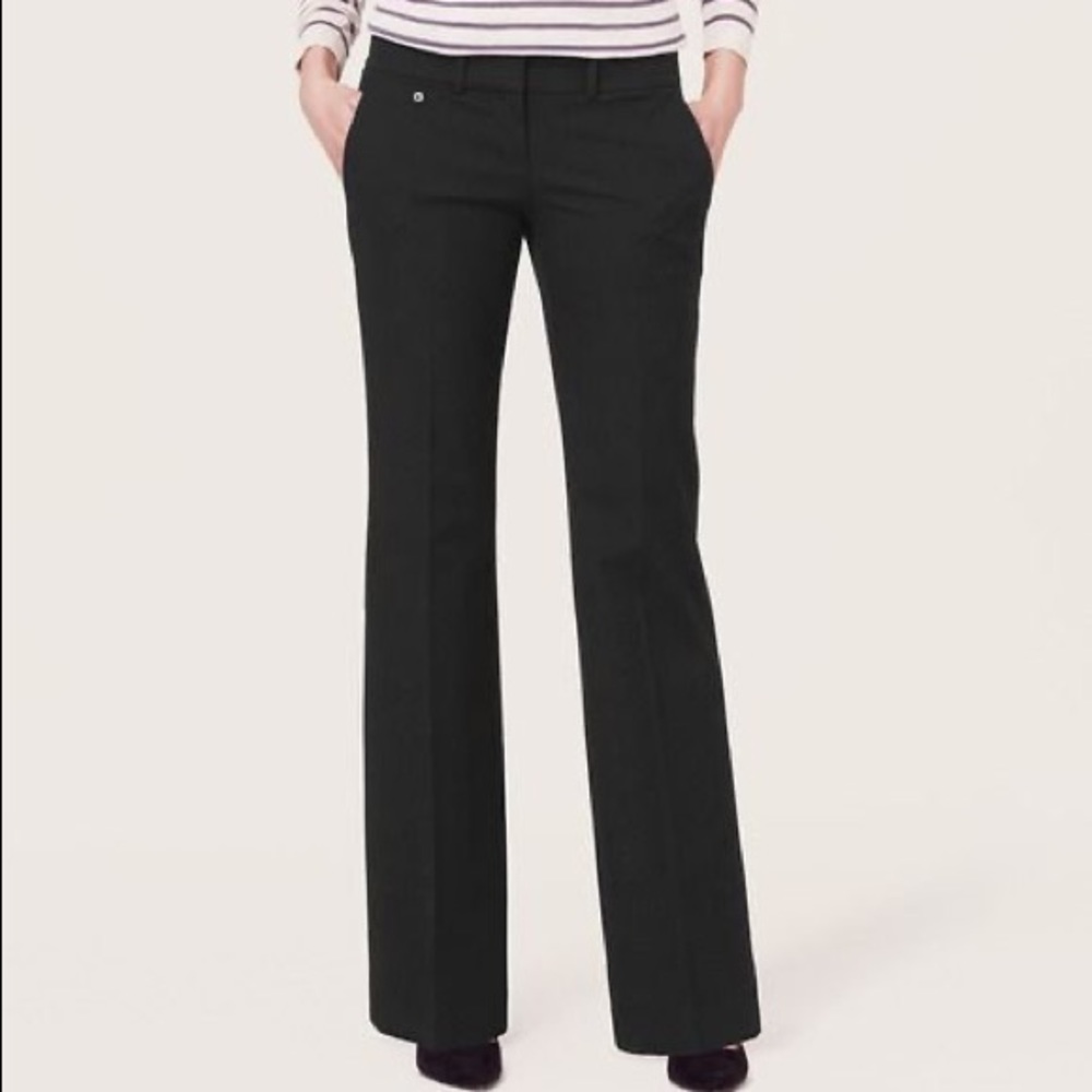 Loft Black Trouser Pants